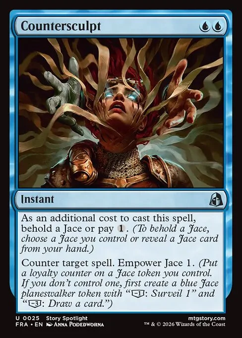 Countersculpt, original Magic card illustrated by Anna Podedworna