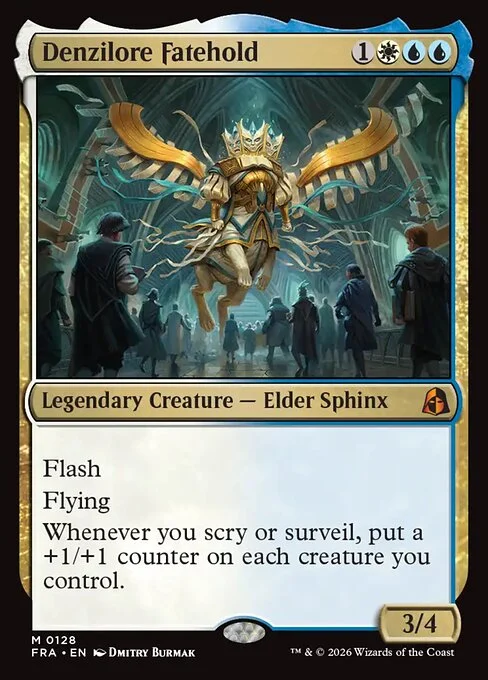 Denzilore Fatehold, original Magic card illustrated by Dmitry Burmak