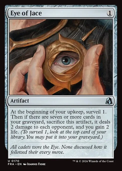 Eye of Jace, original Magic card illustrated by Ioannis Fiore
