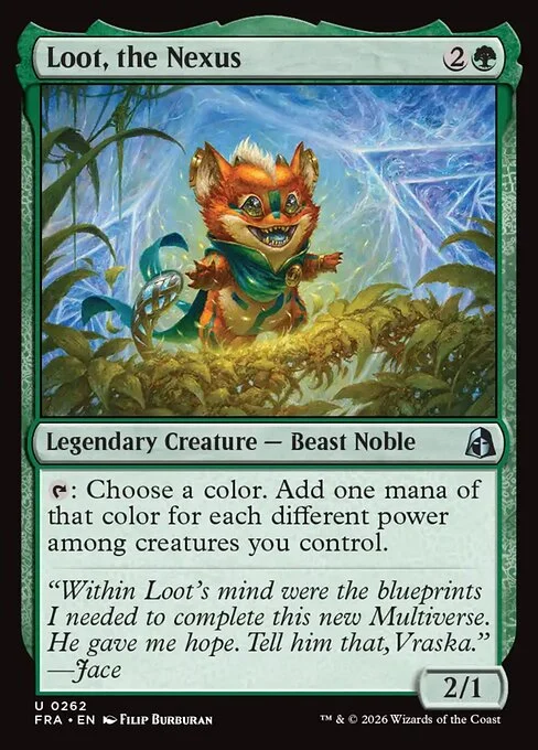 Loot, the Nexus, original Magic card illustrated by Filip Burburan