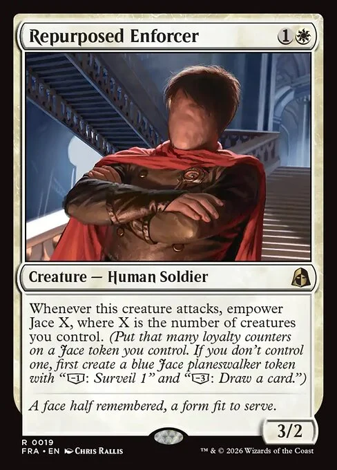 Repurposed Enforcer, original Magic card illustrated by Chris Rallis
