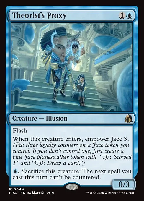 Theorist's Proxy, original Magic card illustrated by Matt Stewart