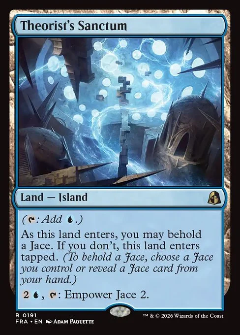Theorist's Sanctum, original Magic card illustrated by Adam Paquette