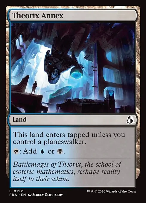 Theorix Annex, original Magic card illustrated by Sergey Glushakov