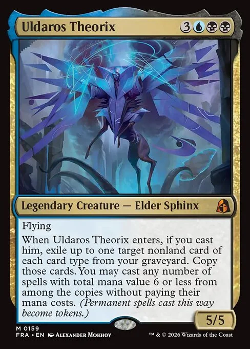 Uldaros Theorix, original Magic card illustrated by Alexander Mokhov