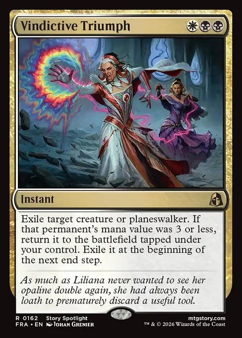 Vindictive Triumph, original Magic card illustrated by Johan Grenier
