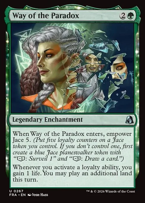 Way of the Paradox, original Magic card illustrated by Josh Hass