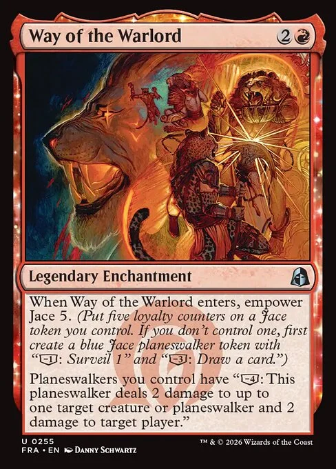 Way of the Warlord, original Magic card illustrated by Danny Schwartz