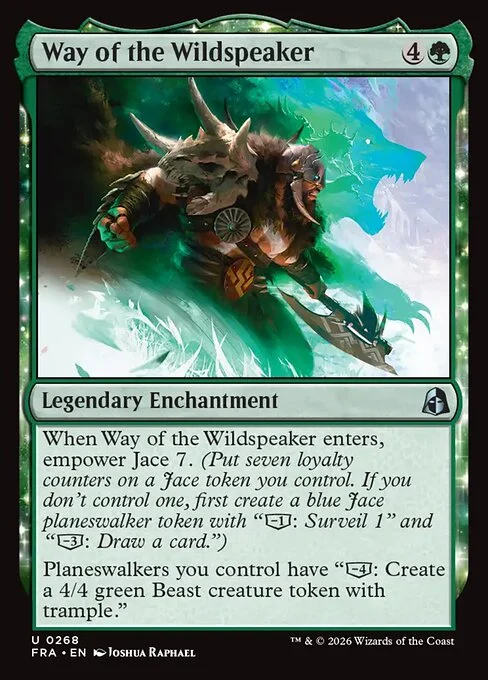 Way of the Wildspeaker, original Magic card illustrated by Joshua Raphael